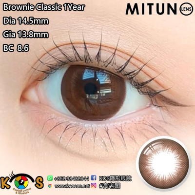 Mitunolens Brownie Classic ブラウニークラシック 1年用 14.5mm Mitunolens Brownie Classic ブラウニークラシック 1年用 14.5mm